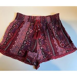Crinkle shorts